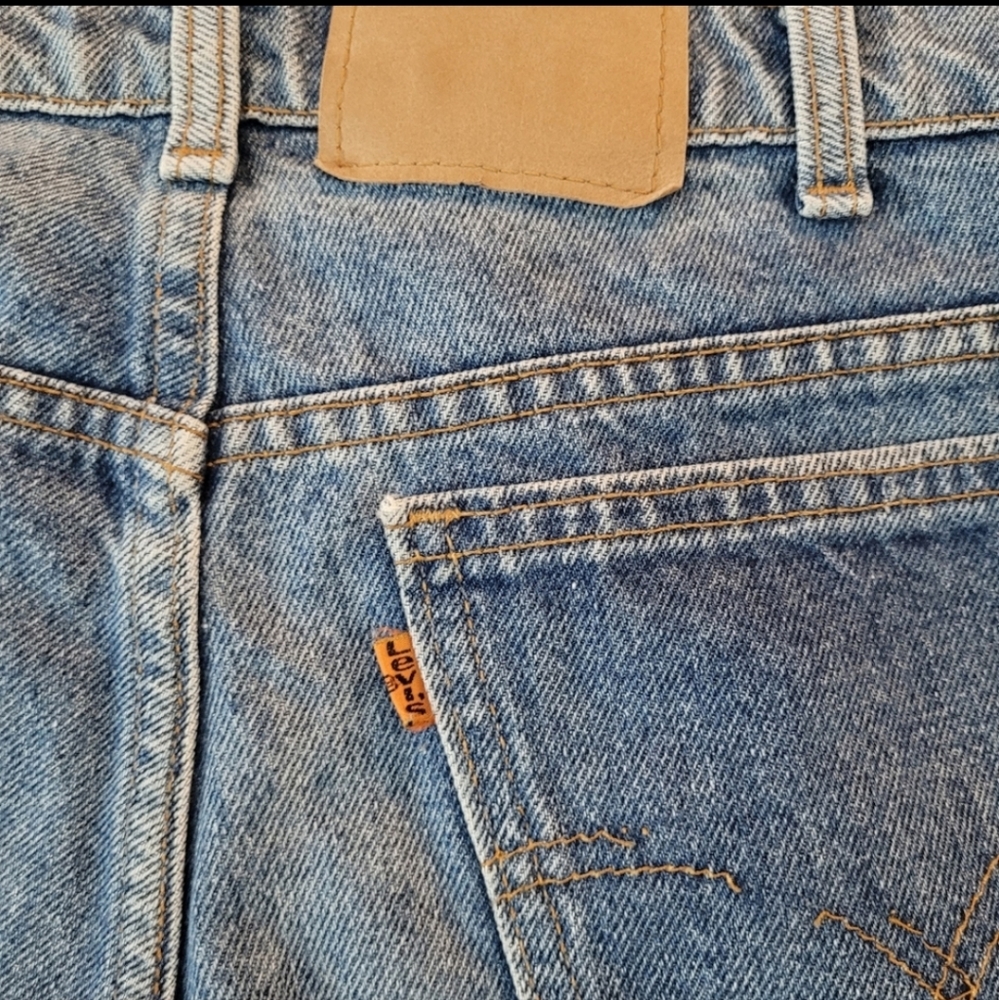 Levi's Blue Straight Leg Women's Jeans - Picture 5 of 7